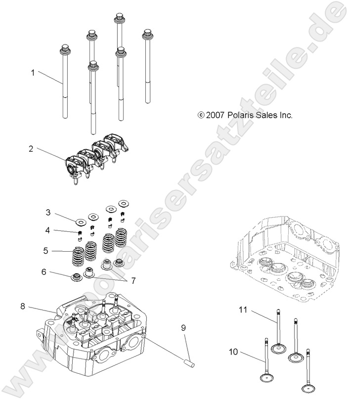 ENGINE, VALVES ENGINE, VALVES
