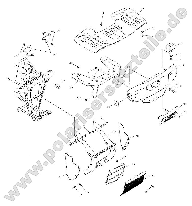 Front Rack and Bumper Mounting Front Rack and Bumper Mounting