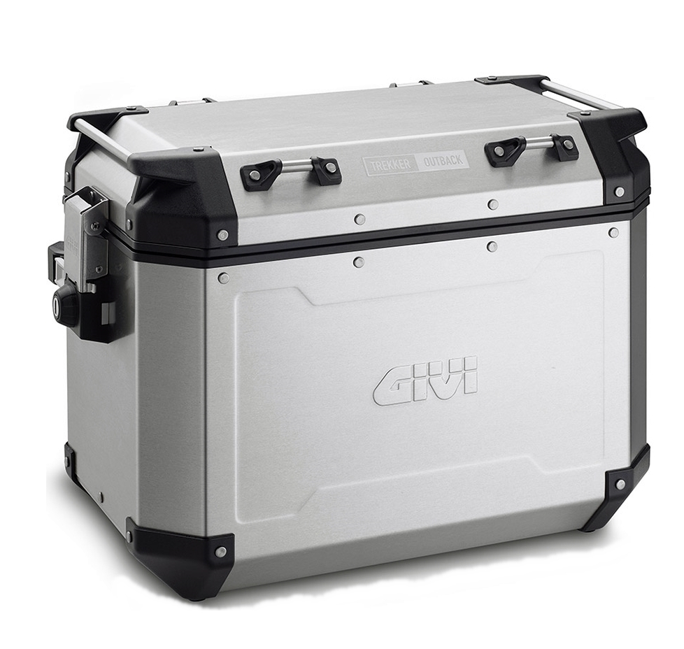 Givi Monokey Trekker Outback OBKN48A Alu Seitenkoffer - je 48 Liter - silber