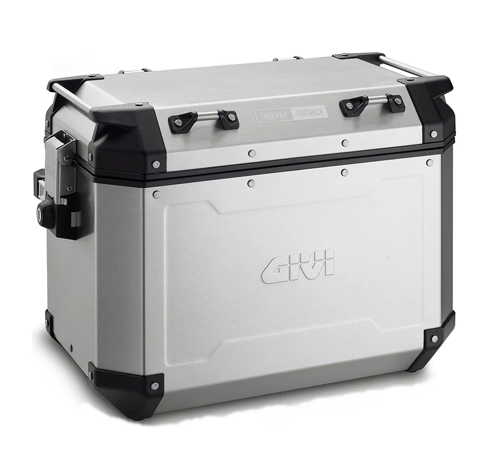 Givi Monokey Trekker Outback OBKN48A Alu Seitenkoffer - je 48 Liter - silber