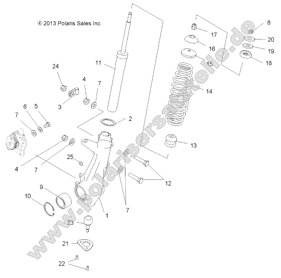 Suspension, Front Strut Suspension, Front Strut