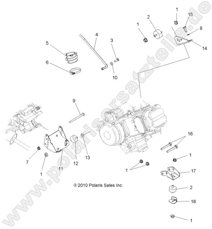 ENGINE, MOUNTING ENGINE, MOUNTING