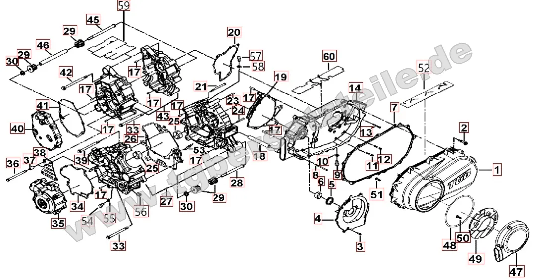 Motorgehäuse Motorgehäuse