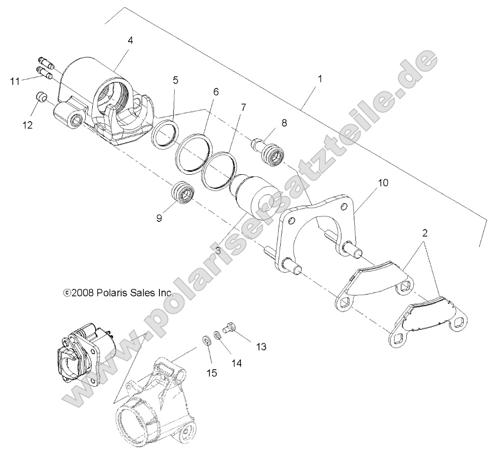 Brakes, Rear Caliper Brakes, Rear Caliper
