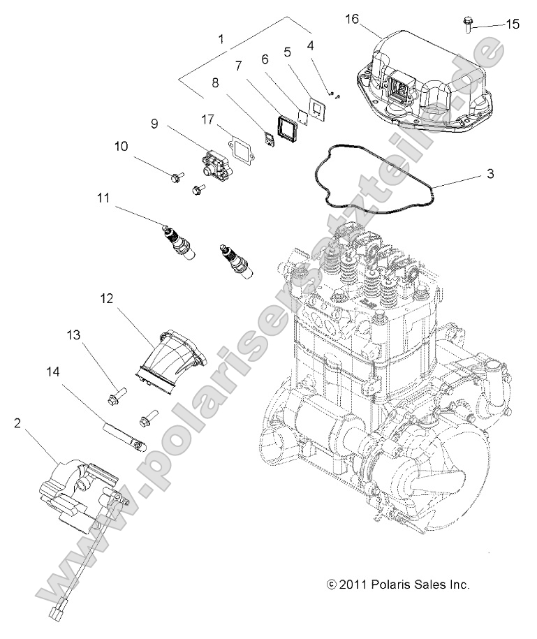 Engine, Throttle Body Mounting Engine, Throttle Body Mounting