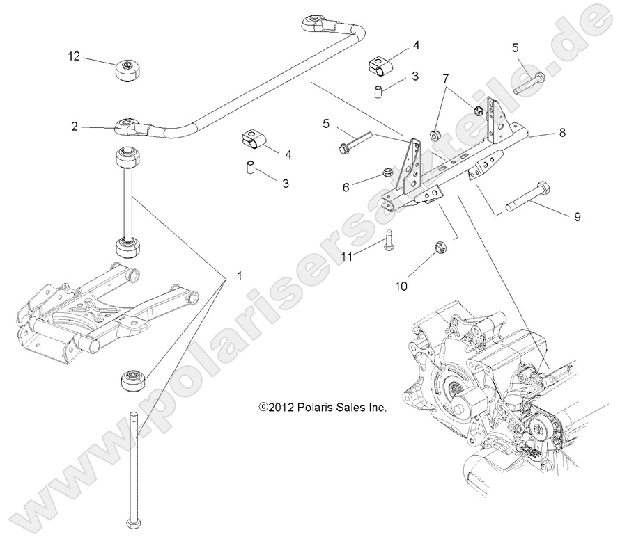SUSPENSION, TORSION BAR