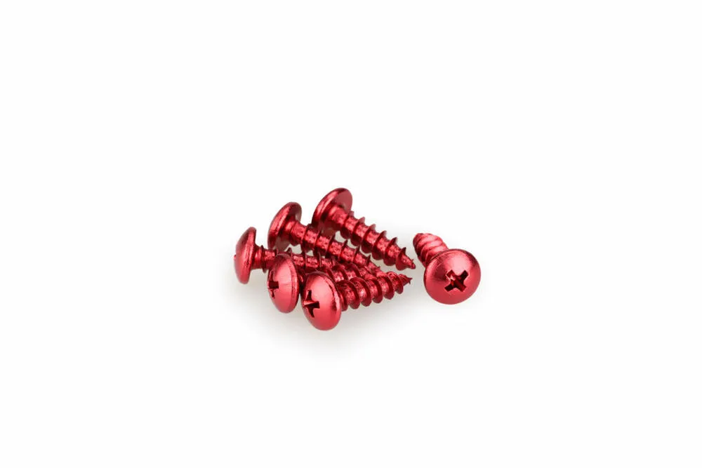 PUIG SCHRAUBEN-KIT (KUPPELFÖRMIG) M6X20MM. ROT - 2542R