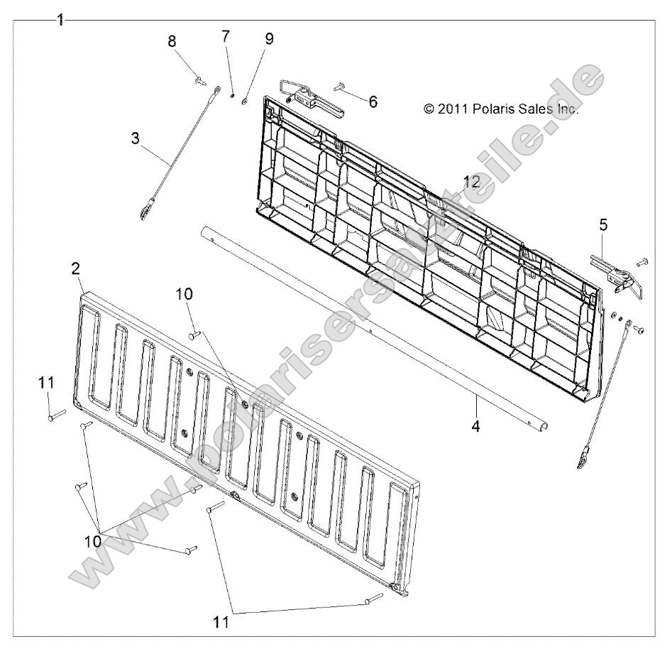 Body, Tailgate Asm. Body, Tailgate Asm.