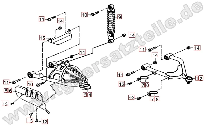 Federbein vorne Federbein vorne