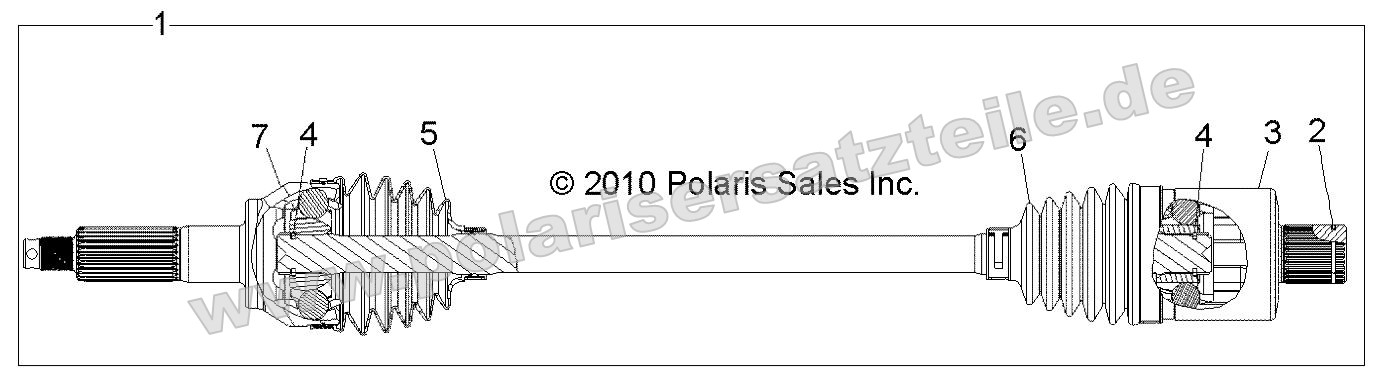 Drive Train, Rear Drive Shaft Drive Train, Rear Drive Shaft