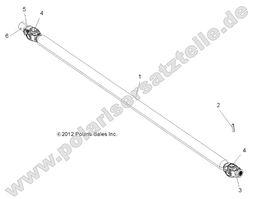 Drive Train, Front Prop Shaft Drive Train, Front Prop Shaft