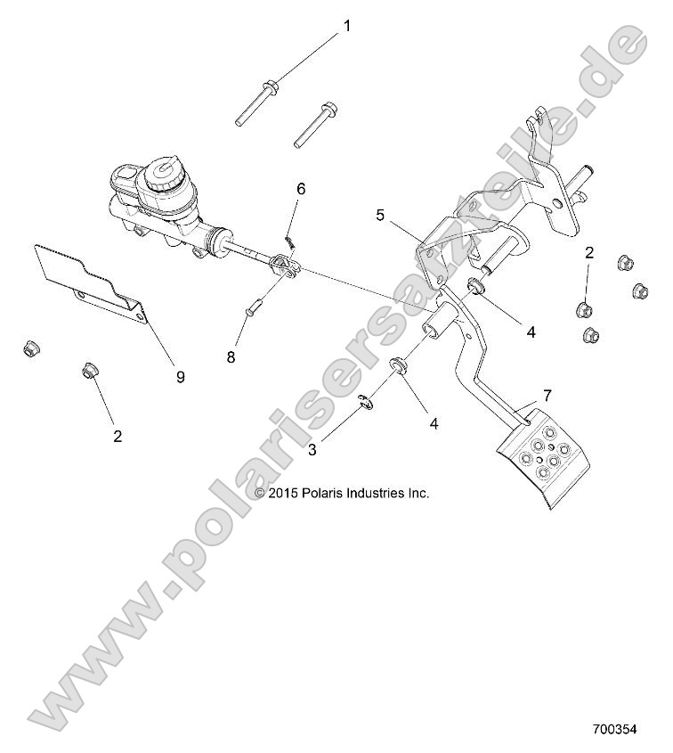 Brakes, Pedal and Master Cylinder Mounting Brakes, Pedal and Master Cylinder Mounting