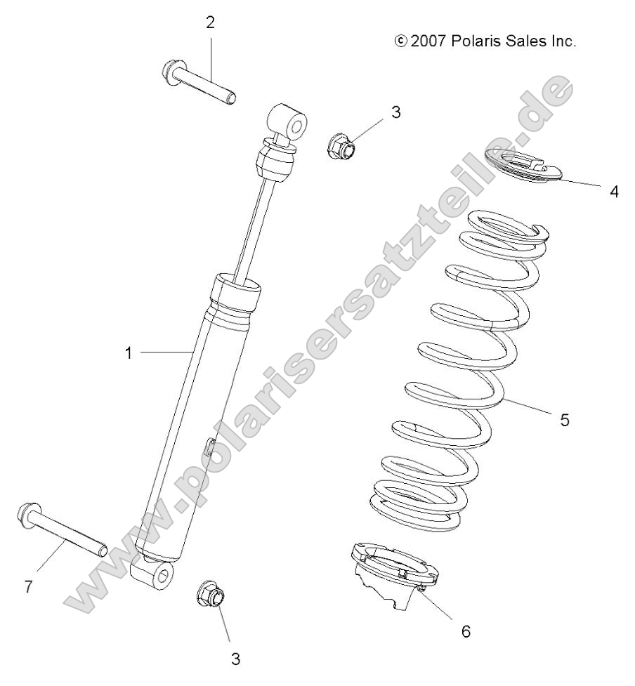 Suspension, Shock, Rear (A16SVT95C2) Suspension, Shock, Rear (A16SVT95C2)