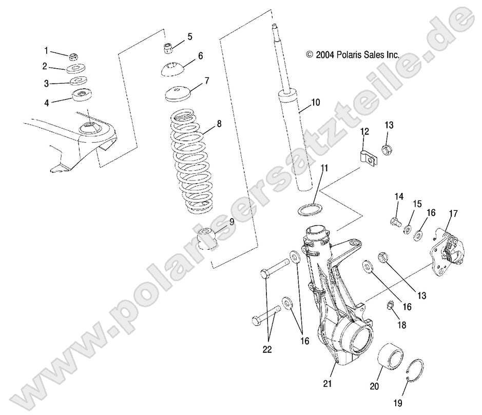 Strut, Front Strut, Front