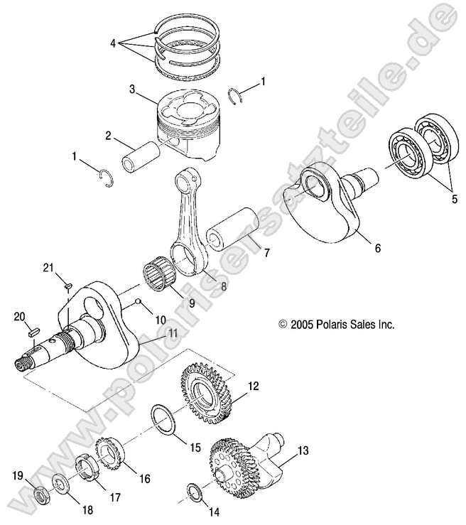 CRANKSHAFT and PISTON