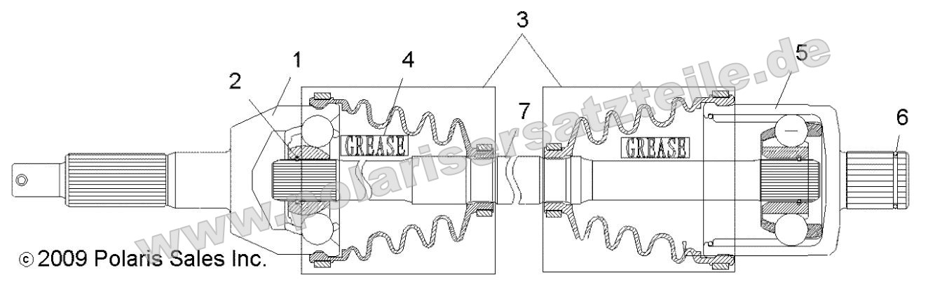Drive Train, Rear Drive Shaft Drive Train, Rear Drive Shaft