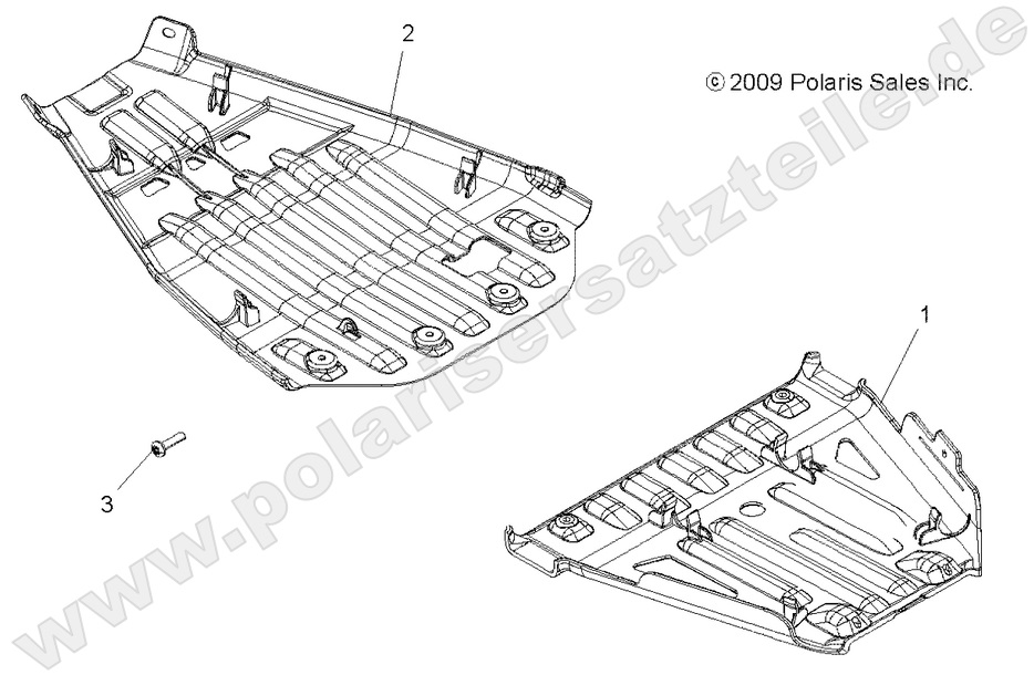 BODY, SKID PLATES BODY, SKID PLATES