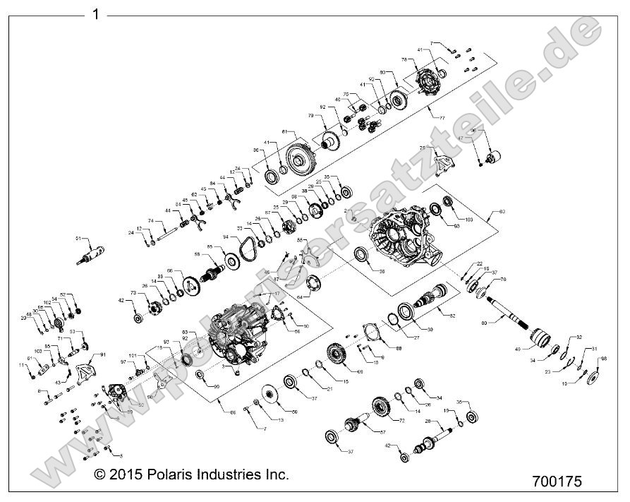 Drive Train, Main Gearcase (700175) Drive Train, Main Gearcase (700175)