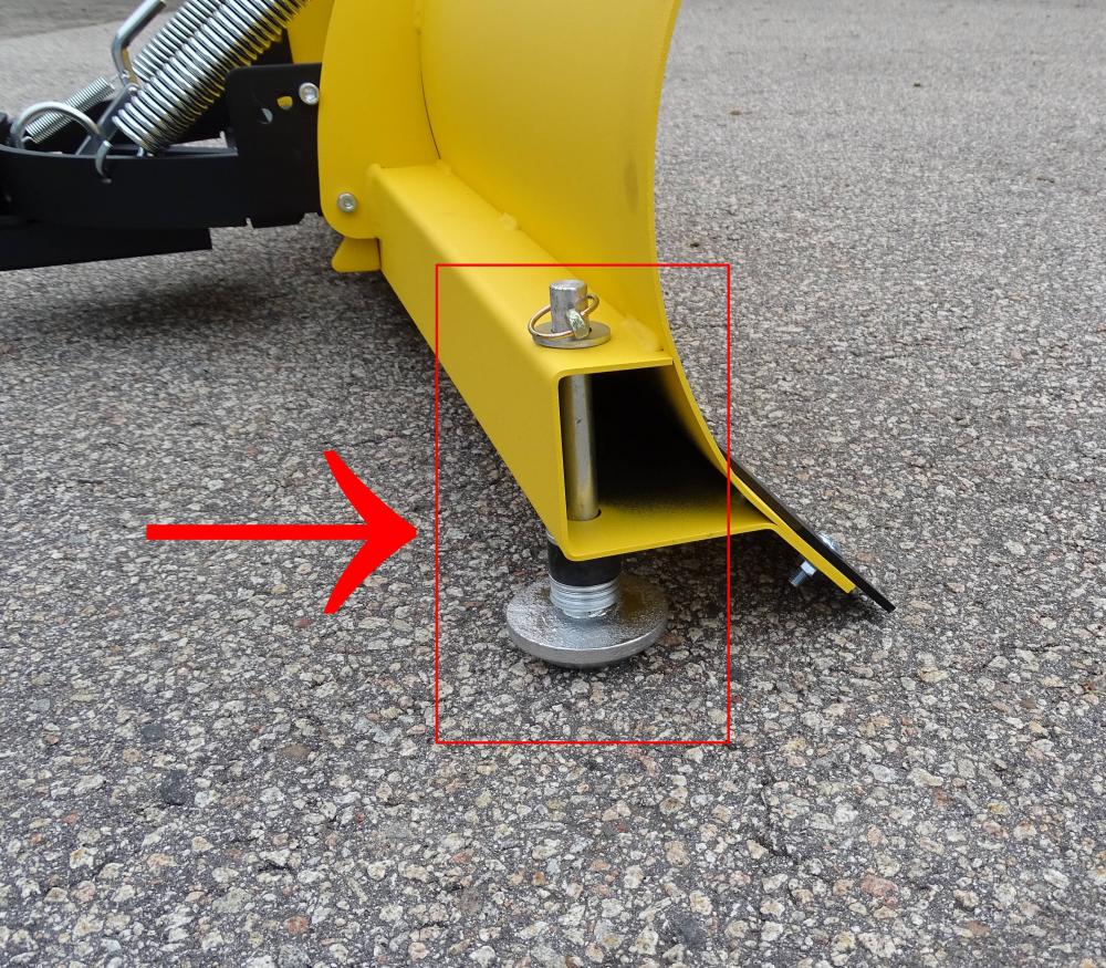 Moose Utility Plow Schneeschild Gleitteller verstärkt 1 Stück