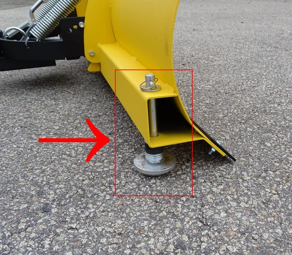 Moose Utility Plow Schneeschild Gleitteller verstärkt 1 Stück