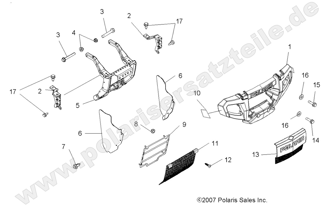 BODY, FRONT BUMPER and MOUNTING BODY, FRONT BUMPER and MOUNTING