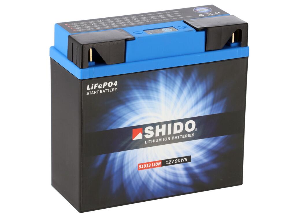 Shido_51913_Lithium_Ionen_Batterie_12V_LiFePO4 Shido 51913 Lithium Ionen Batterie 12V LiFePO4 (51814  YT19BL-BS)