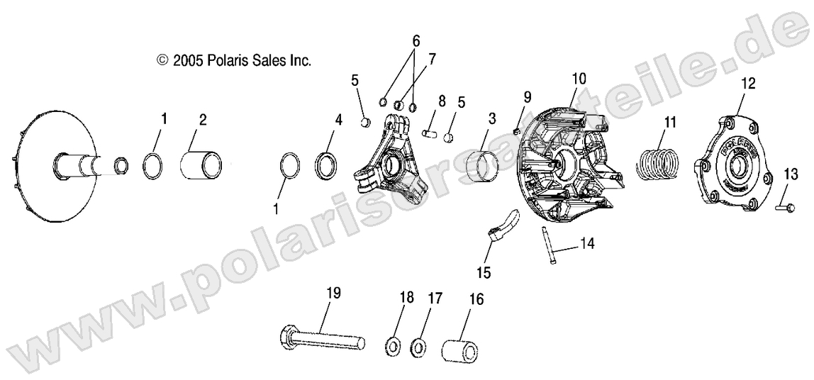 CLUTCH, DRIVE CLUTCH, DRIVE