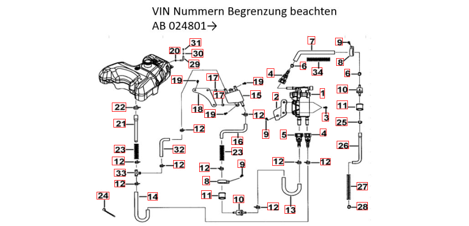 Benzinpumpe ab VIN 024801
