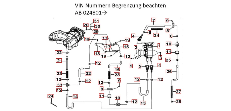 Benzinpumpe ab VIN 024801
