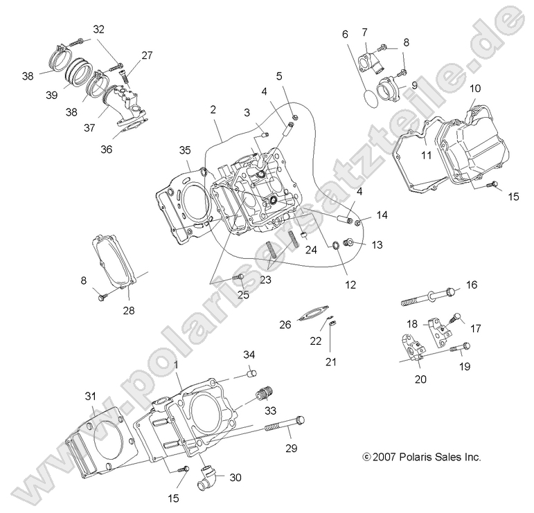 ENGINE, CYLINDER and HEAD