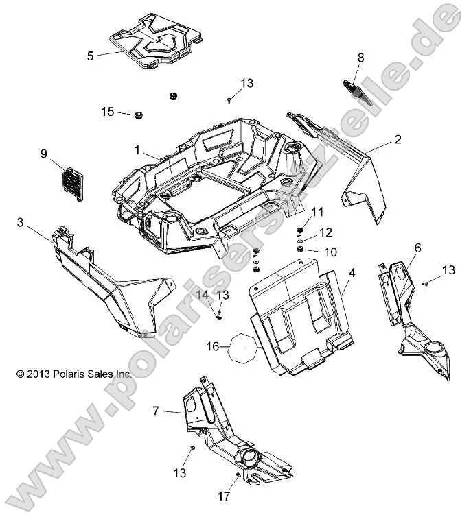 Body, Rear Rack and Fenders Body, Rear Rack and Fenders