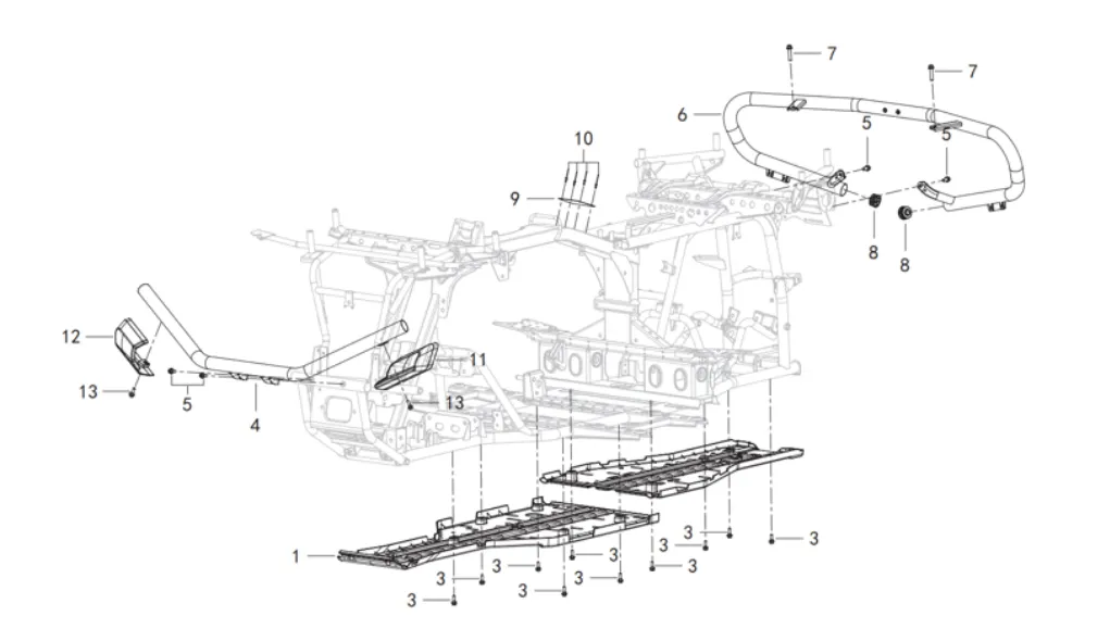 Stossstange, Aufbauten Stossstange, Aufbauten