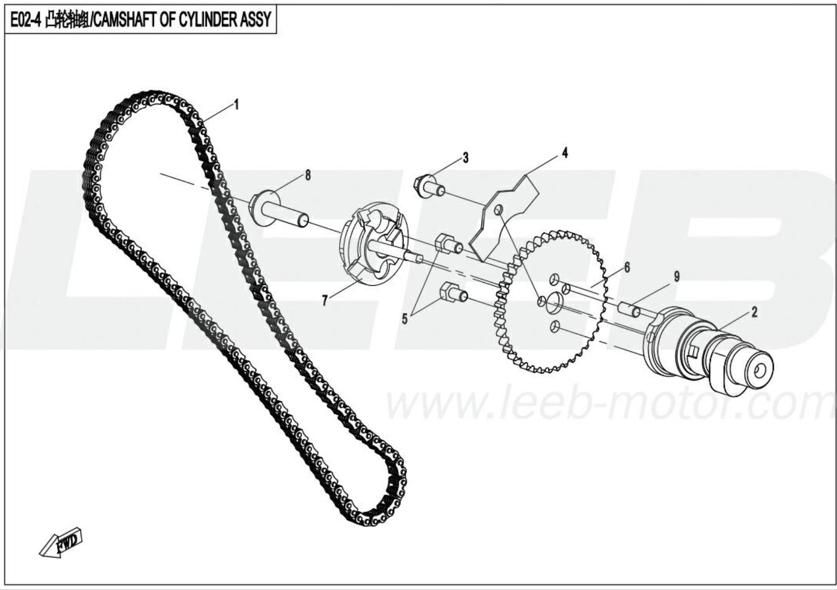 Steuerkette - Nockenwelle