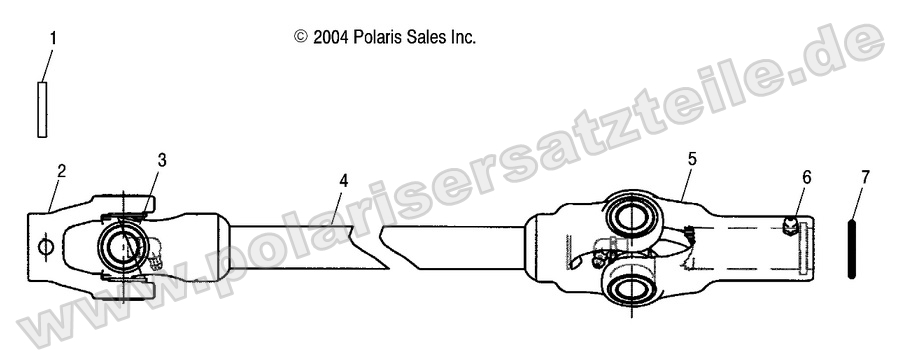 FRONT PROP SHAFT 6x6 FRONT PROP SHAFT 6x6