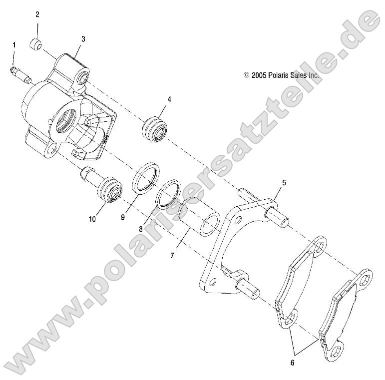 Brakes, Caliper, Rear