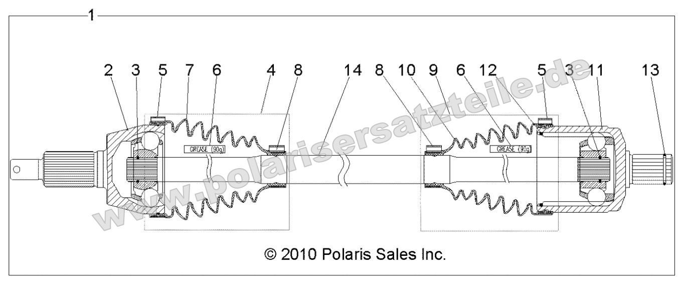 Drive Train, Front Drive Shaft
