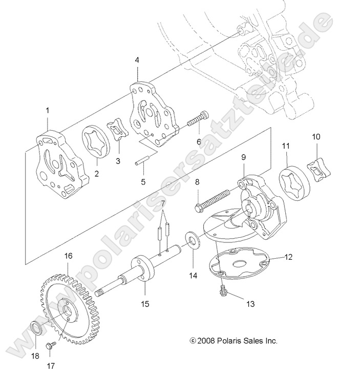 ENGINE, OIL PUMP ENGINE, OIL PUMP