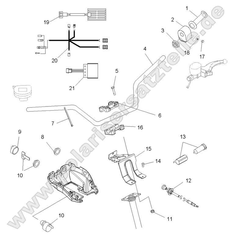 HANDLEBAR and CONTROLS HANDLEBAR and CONTROLS