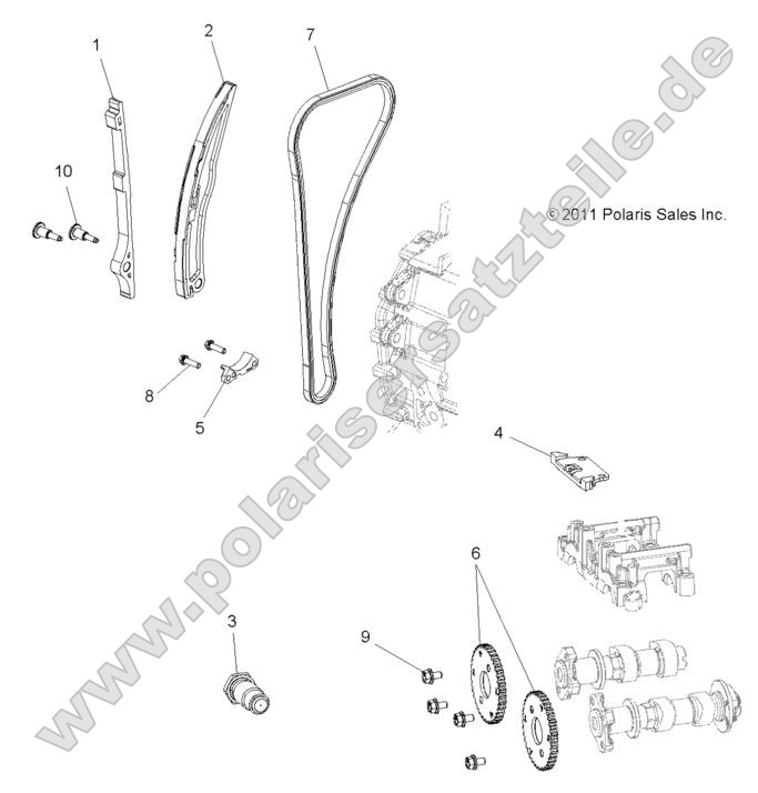 Engine, Cam Chain and Sprocket Engine, Cam Chain and Sprocket