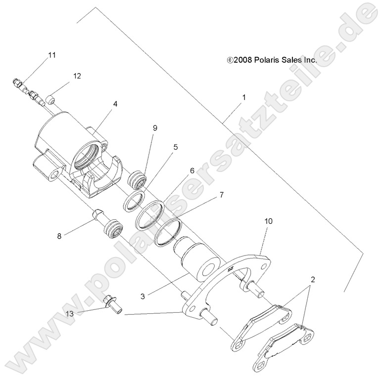 BRAKES, REAR CALIPER BRAKES, REAR CALIPER