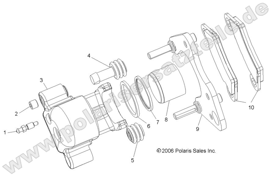 Brake Caliper, Front