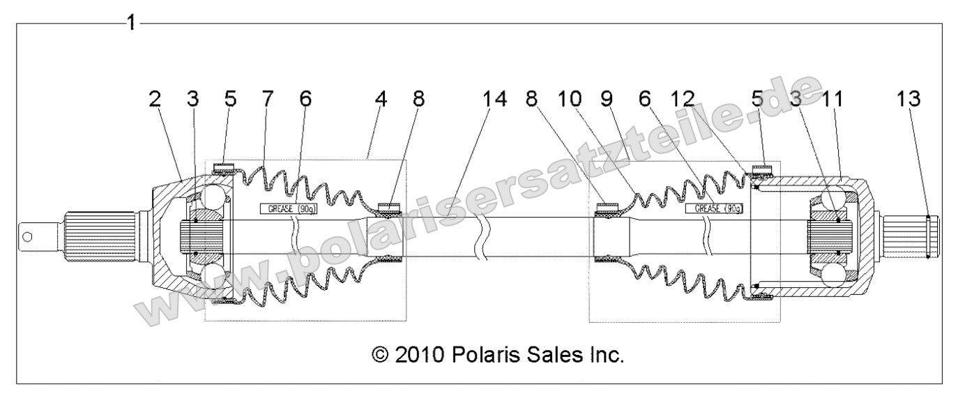 Drive Train, Front Drive Shaft