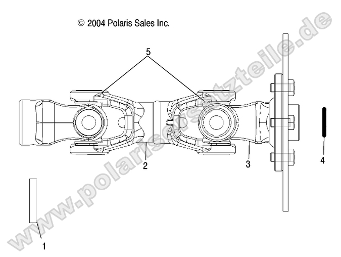 Prop Shaft, Rear Prop Shaft, Rear