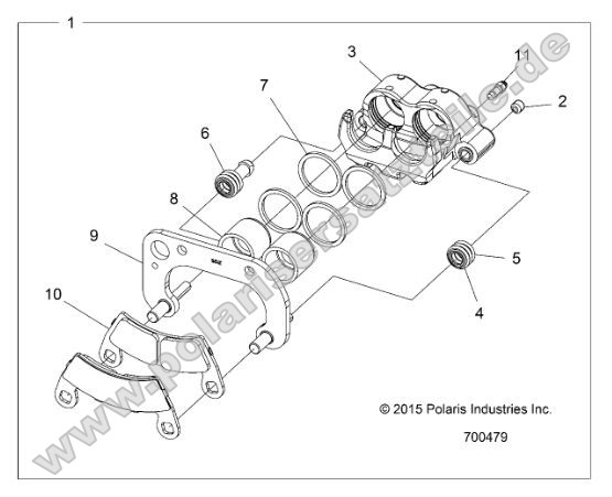 Brakes, Front Caliper Brakes, Front Caliper