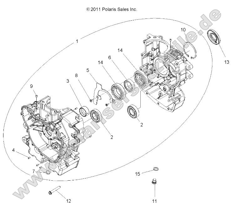 Engine, Crankcase Engine, Crankcase