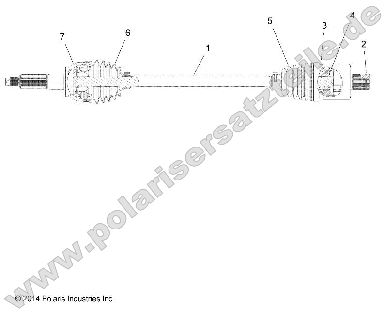 Drive Train, Rear Drive Shaft