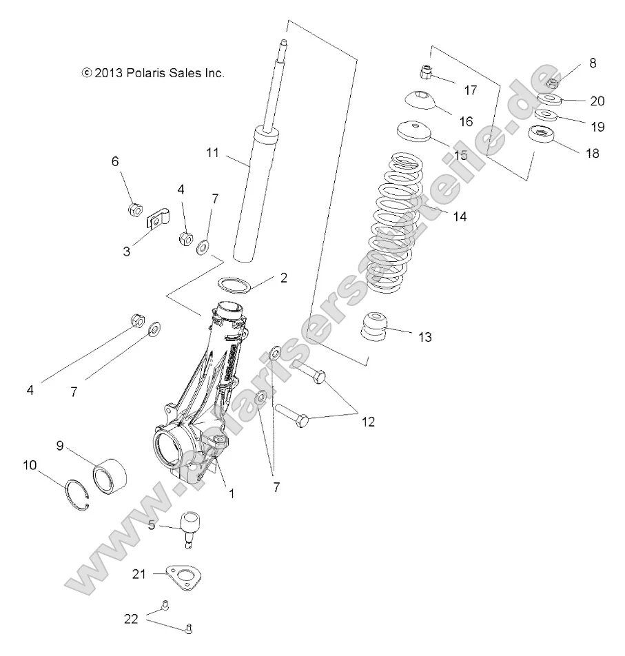 Suspension, Front Strut Suspension, Front Strut