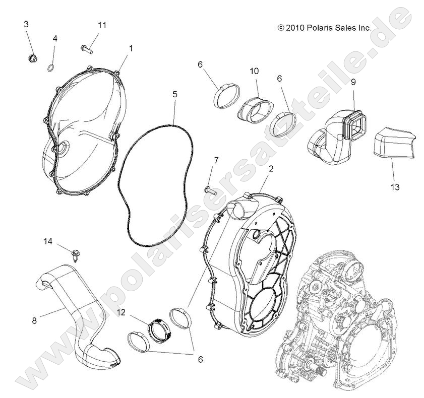 BODY, CLUTCH COVER BODY, CLUTCH COVER