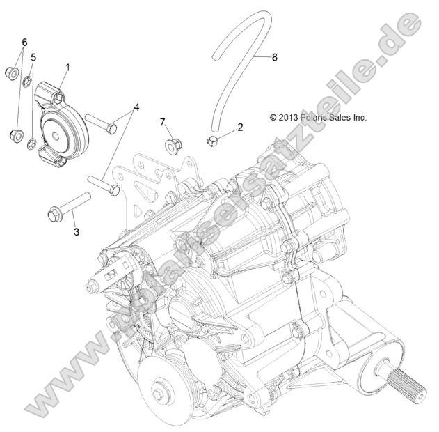 Drive Train, Main Gearcase Mounting Drive Train, Main Gearcase Mounting