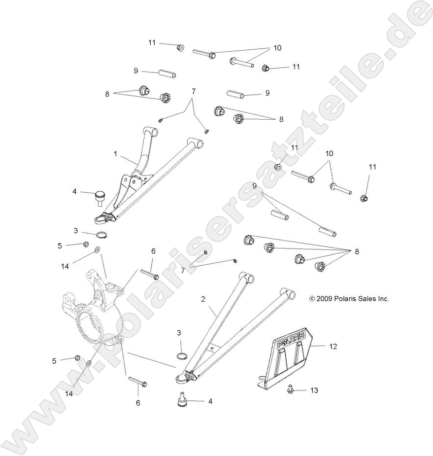 SUSPENSION, FRONT A-ARMS SUSPENSION, FRONT A-ARMS